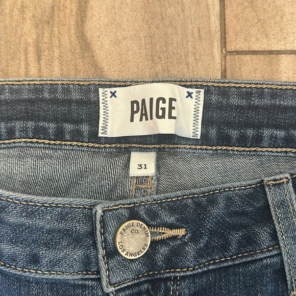 Women’s Paige cropped jeans sz 31 - Picture 3 of 4